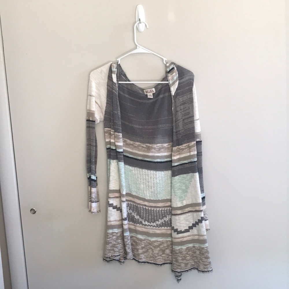 Mudd hooded cardigan